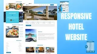 Create A Responsive Hotel Website Design Using HTML - CSS - JAVASCRIPT