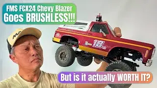 FMS FCX24 Chevy Blazer Pro goes BRUSHLESS - But is actually worth the money and the effort?