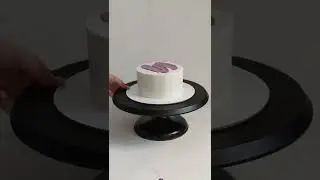 Легкий и быстрый декор торта