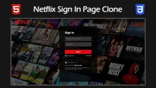 Netflix Sign In Page Clone - HTML & CSS