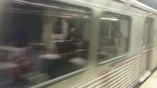 Free Stock Video!!! - Los Angeles Subway Train (North Hollywood Station) 1080p HD!!!