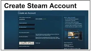 how to create a steam account working