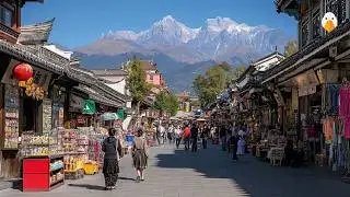 Lijiang, Yunnan🇨🇳 The Most Beautiful Fairytale Town in China (4K UHD)