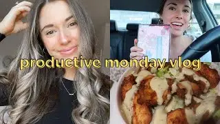 PRODUCTIVE MONDAY: How I stay on track with my goals, Dyson Airwrap tutorial, and more!