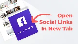 Open Social Links in New Tab | Divi Tutorial