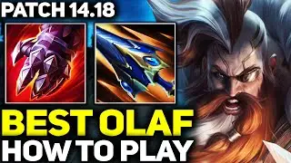 RANK 1 BEST OLAF - LEARN HOW TO PLAY OLAF LIKE A PRO! | PATCH 14.18 League of Legends