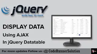 Create a Datatable Using Html & jQuery ajax example