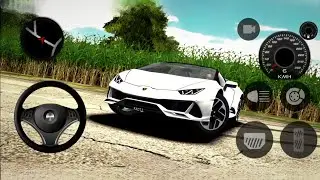 Modified White Lamborghini - Indian Cars Driving Simulator 3D - Android Gameplay