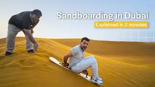 Dubai Desert Safari | Sandboarding