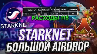 Airdrop от Starknet | Максимальные шансы на Airdrop  | Получаем retrodrop токена STRK за копейки💎