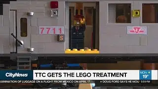 Lego fanatic creates moving TTC subway system