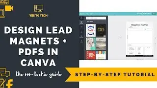 PDF CANVA: How To Create PDF Using Canva - PDF Design Canva Tutorial