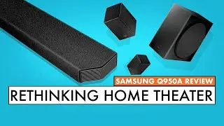 SAMSUNG ATMOS SOUNDBAR Samsung Q950A Review - Rethinking Home Theater!