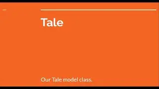 Live Courses S1 Lesson 6 : Speed Coding A FolkTales App - Tale.java