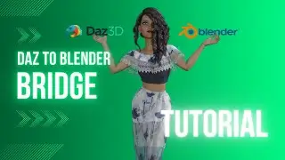 Daz to Blender Bridge Tutorial - Quick And Easy Character Importer