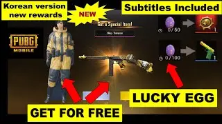 Pubg Lucky Egg Rewards And Free Skins | Korean Version Pubg Mobile