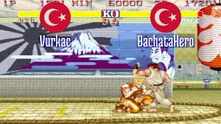 FT5 @sf2ce: Vurkac (TR) vs BachataHero (TR) [Street Fighter II Champion Edition Fightcade] Oct 22