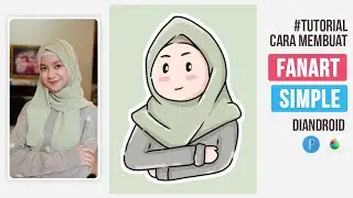 Cara Membuat Kartun Anime Style Simple Keren diAndroid | MediBang Paint