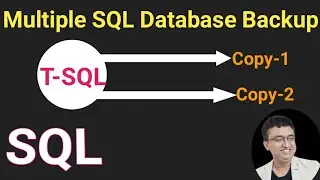 Multiple copy of backup Files in one single T-SQL || multiple sql DB backups || SQL in sixty seconds