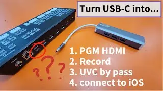 Magic UVC adapter designed for atem mini pro! Extend the power of UVC