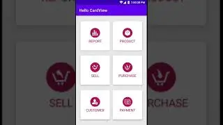 Android CardView Example Output | Android Studio Tutorial For Beginners | Kotlin and Java