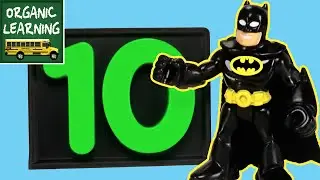 Learning to Count with Batman for Kids - Learn to Count Numbers 1 to 10 - Superhero Counting 123s