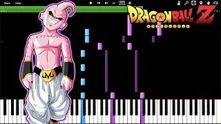 Majin Buu / Kid Buu Theme - Original Japanese Soundtrack - Dragon Ball Z (Piano Tutorial)