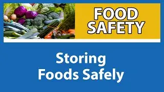 Storing Foods Safely | Food Safety for People with Weakened Immune Systems [Part 6 of 9]