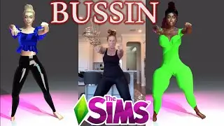 BUSSIN- SAWEETIE, SIMS4 REALISTIC TIKTOK DANCE. 