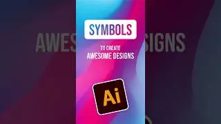 Create Awesome Designs with Symbols in Illustrator #adobeillustrator #illustratortips #ladalidi