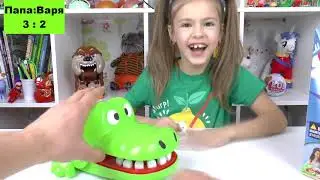 Crocodile dentist family and fun game