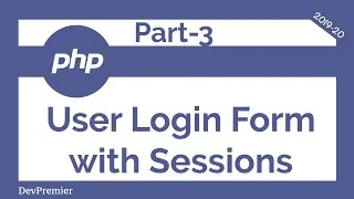 03 User Login Form with PHP Sessions and Cookies