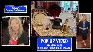 POP UP VIDEO! Amazon Haul & Goodies from Chris' Mama