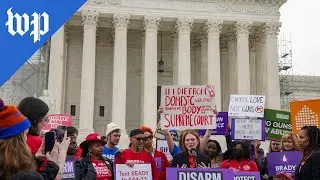 Gun-control supporters rally outside Supreme Court