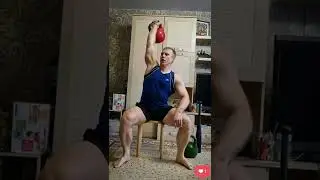 Привет друзья❗Сегодня вот такая силовая связочка с гирей 32кг. И гибкость и сила...2 в 1❗#гири