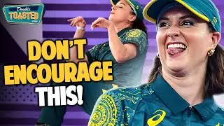 AUSSIE BREAK DANCER RAYGUN AND HER HILARIOUS OLYMPICS PERFORMANCE  | Double Toasted