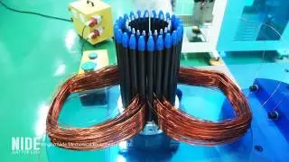 alternator stator winding machine automatic motor coil winder video