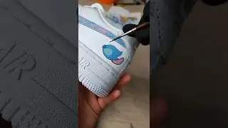 Custom AF1 Stitch with me 🤯🥹🩵💙🩷 #stitch #cute #af1custom #sneakerscustom