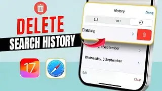 How to Delete Search History on safari || clear safari search History  2024