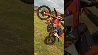 KTM EXC 150 2024 Wheelies