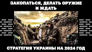 Закопаться, делать оружие и ждать. Стратегия Украины на 2024 год