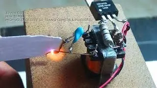 3,7v to 1000V - How To Make HIGH VOLTAGE WITH BATTERY (INVERTER)