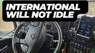 How to keep ur international running all night (idle trick for truck drivers)