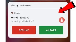 Incoming Call Not Showing Full Screen Realme