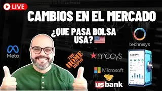 02/22 🔴¿Qué pasa bolsa USA? | SoFi compra Technisys | Palantir se recupera | $HD $M $AMD $TSM