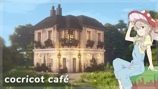 [Minecraft] French-Style Coffee Shop (With Apartment) 🥐☕ | Aesthetic Modded Minecraft with Cocricot