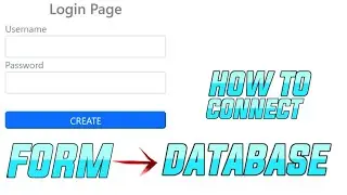 How to connect HTML Form to MySQL Database with PHP | how to connect HTML form with MySQL database