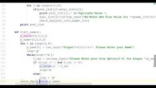 Project Dice Rolling Program