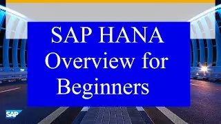 SAP HANA Overview for Absolute Beginners