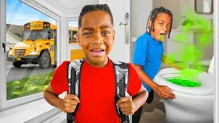 Kid FAKES Being SICK To Skip School, What Happens Is Shocking!